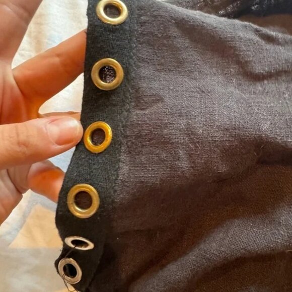 Misa Millie Mini Dress black with grommet detailing - Picture 6 of 12